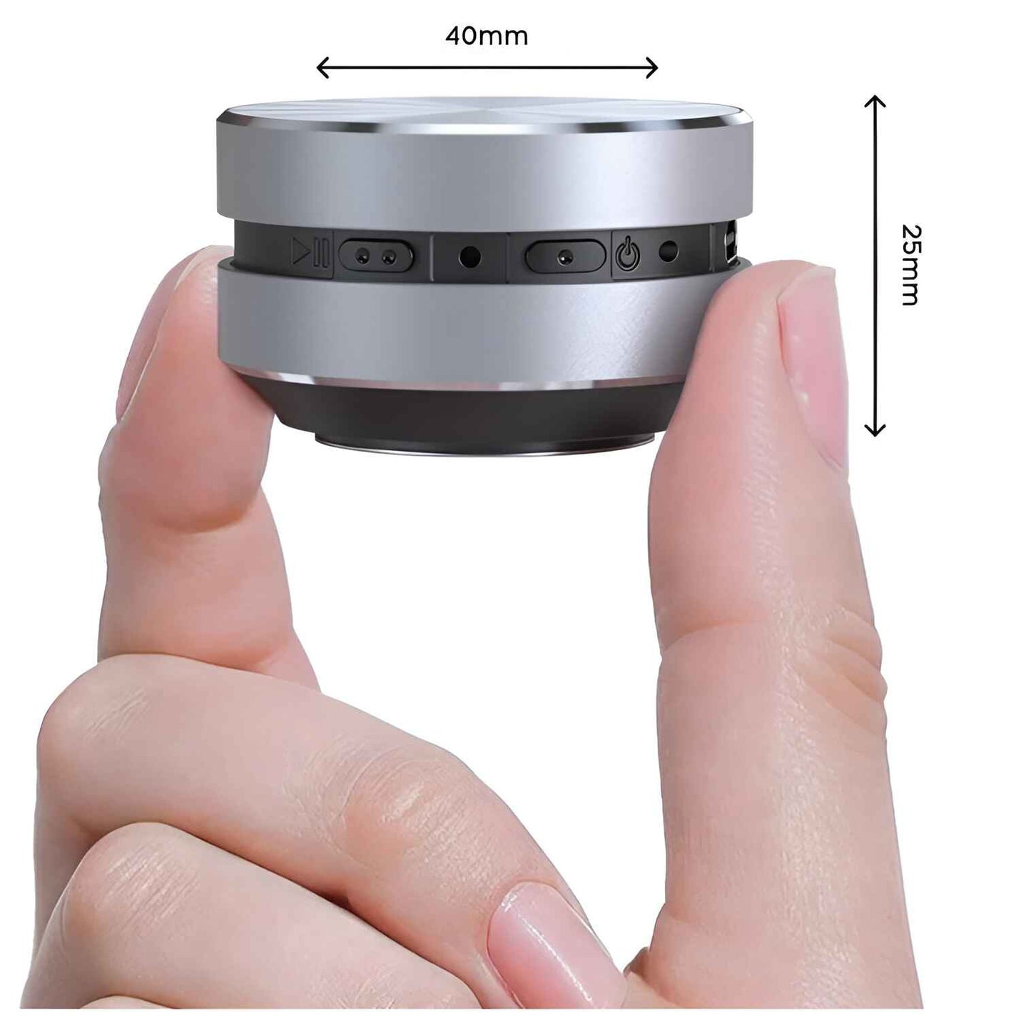 BoneWave™ Mini Bone Conduction Speaker – 360° Surface Vibration Audio, Portable Bluetooth, Ultra-Loud Sound