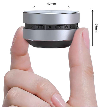 BoneWave™ Mini Bone Conduction Speaker – 360° Surface Vibration Audio, Portable Bluetooth, Ultra-Loud Sound