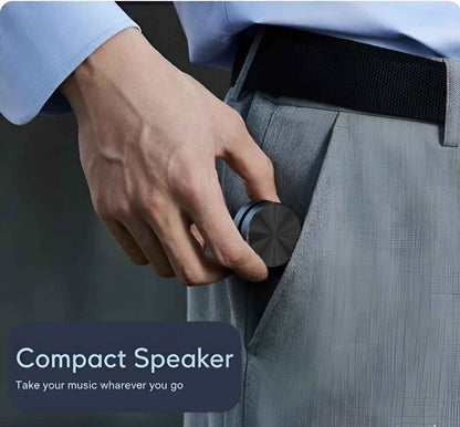 BoneWave™ Mini Bone Conduction Speaker – 360° Surface Vibration Audio, Portable Bluetooth, Ultra-Loud Sound